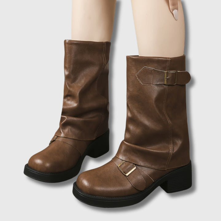 Elena™ | Bottes Femme Western à Lacets